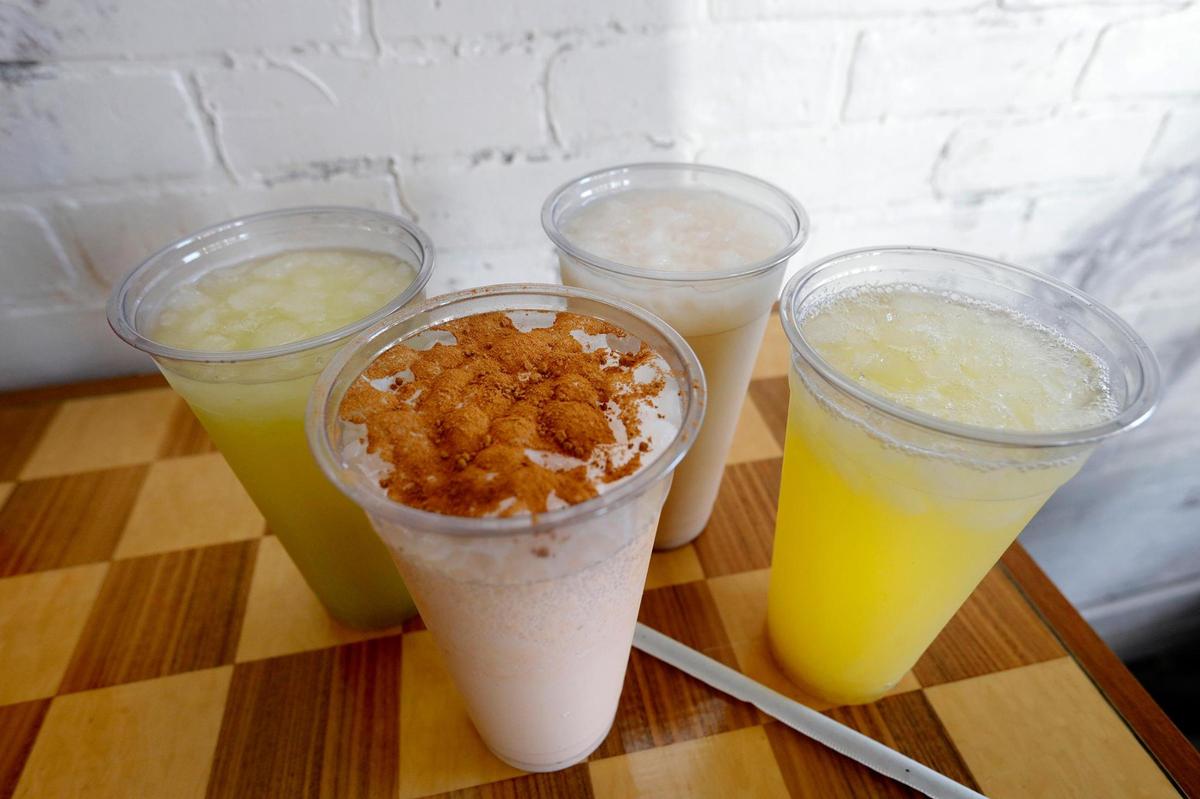 Agua frescas are among the drink offerings at Luna Llena Deli in Morro Bay.