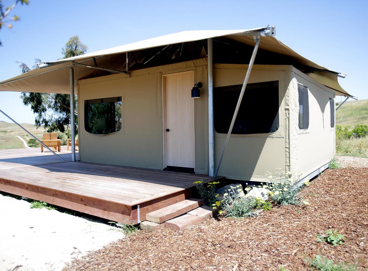 Nightsky camps will build 45 eco-tents on the Dairy Creek Golf Course by spring of 2026, repurposing nine unused holes for a sustainable, luxury getaway.