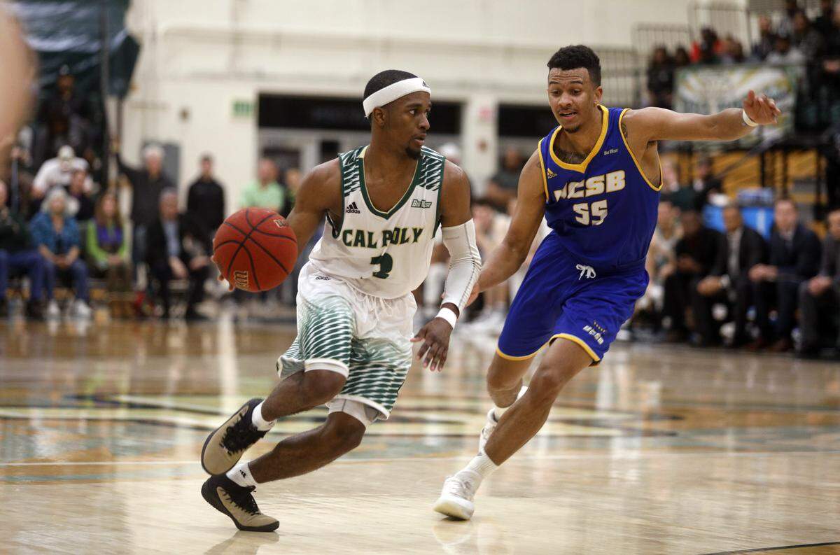 Cal Poly junior Donovan Fields was the second-leading scorer for the Mustangs for the 2017-18 season with 13 points per game.