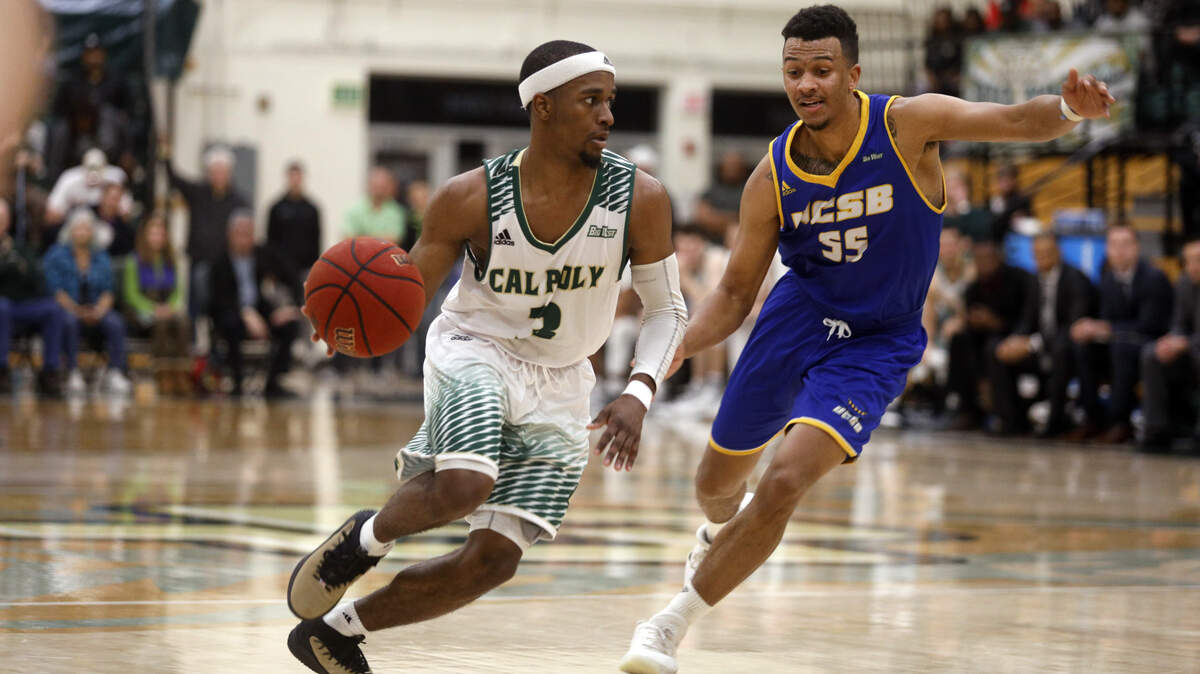 Cal Poly junior Donovan Fields was the second-leading scorer for the Mustangs for the 2017-18 season with 13 points per game.