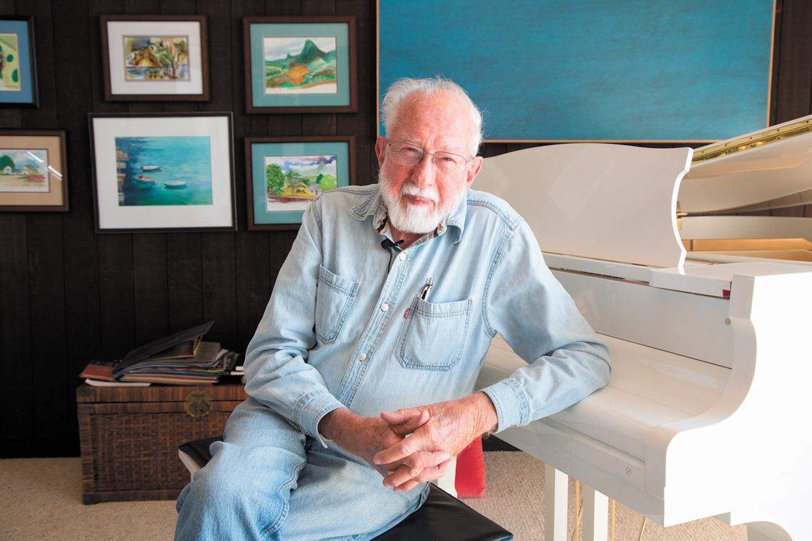 Former San Luis Obispo Mayor Ken Schwartz appears in a scene from the documentary “Lives Well Lived.”