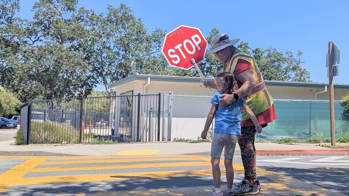 Beloved SLO County crossing guard has helped kids safely get to school for a decade