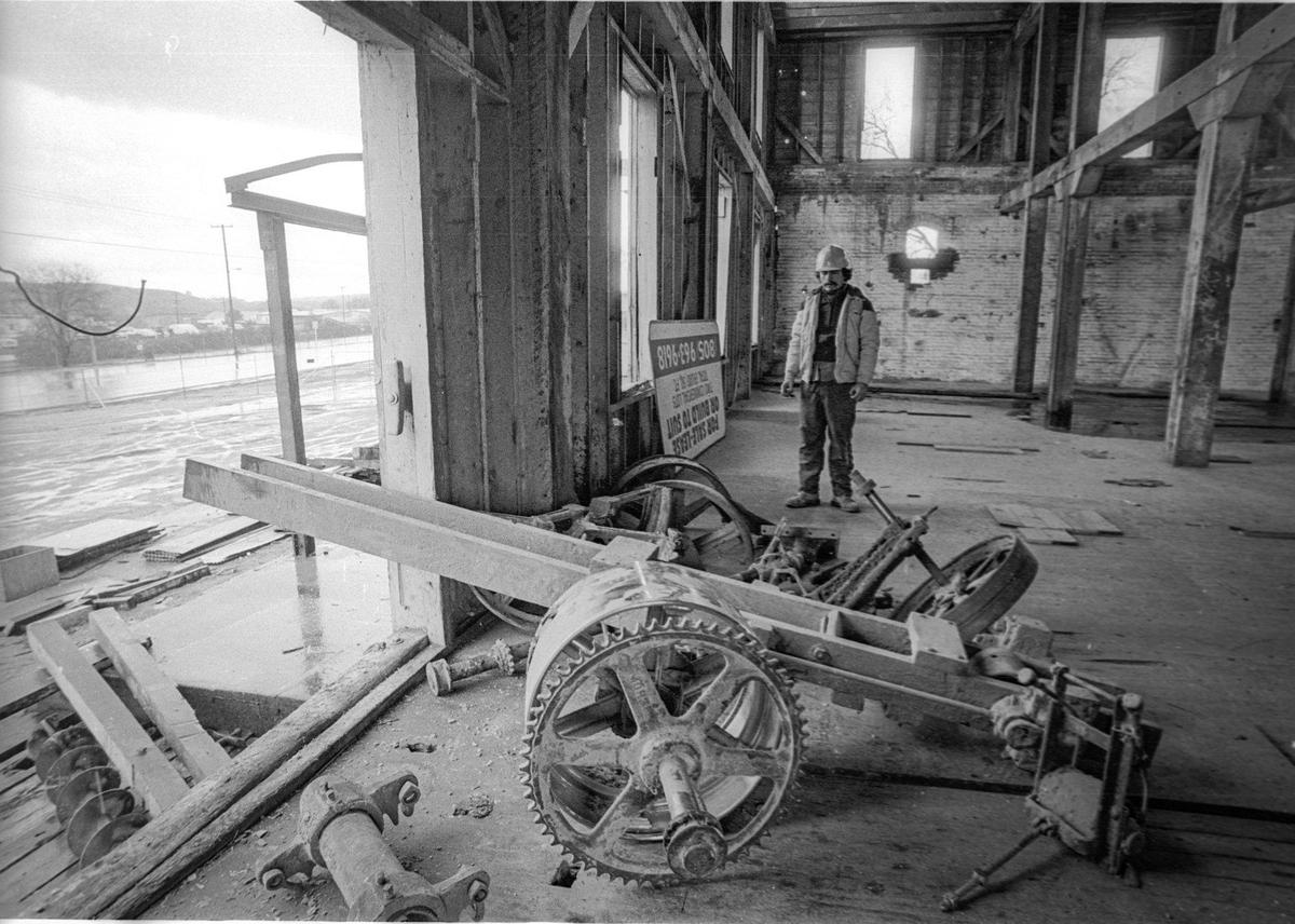 The Granary building in Paso Robles was getting ready for a new life after being built as a flour mill in 1891. The building was being cleared for renovation Jan. 6, 1887.