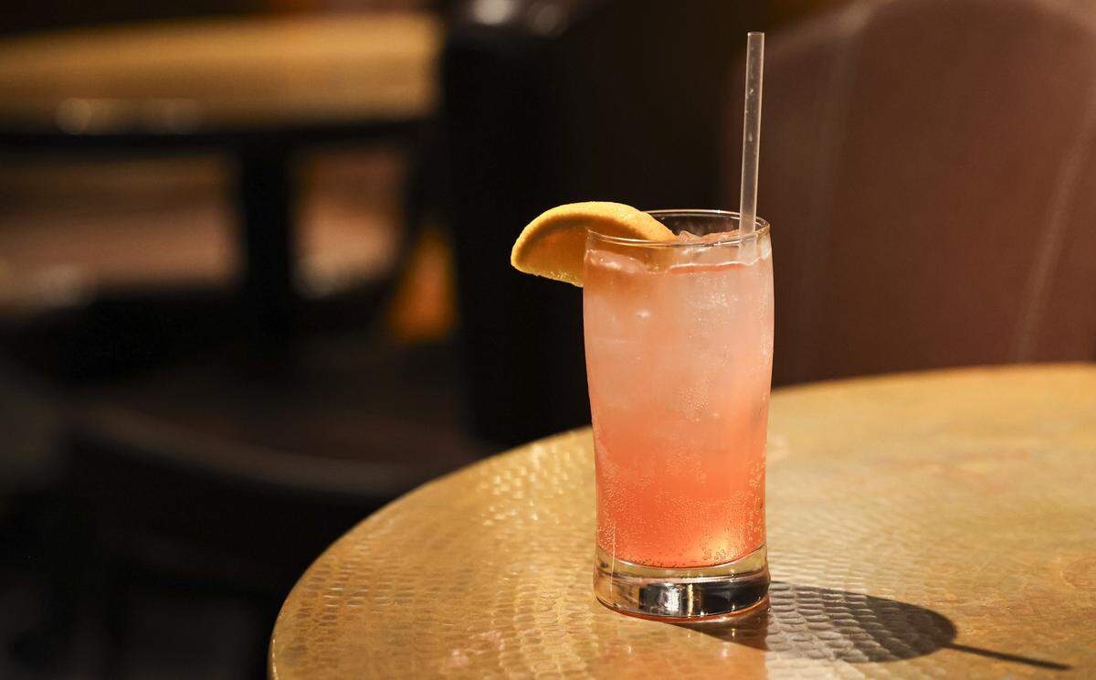 The “Frisky Fresca” includes vodka, lime and Fresca at Niffy's Merrimaker in Baywood-Los Osos seen here on Aug. 18, 2025.