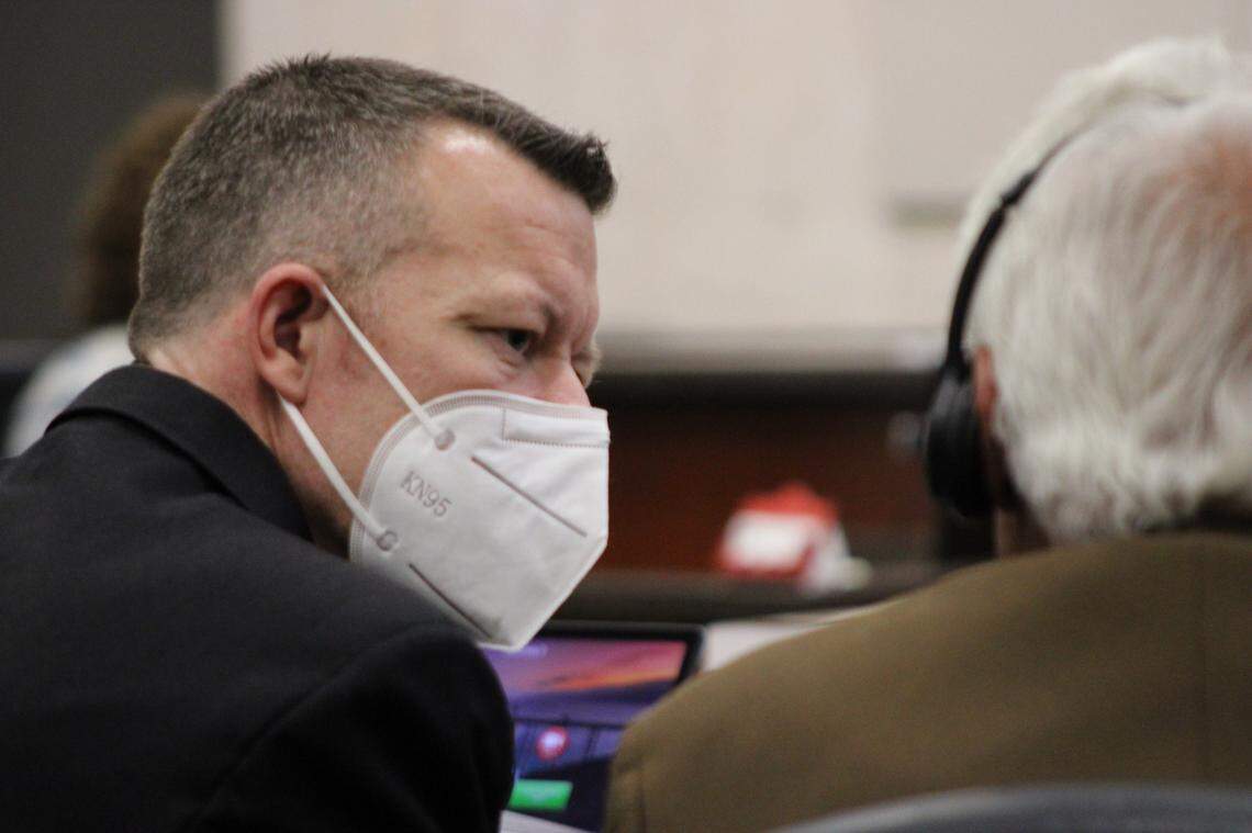 Paul Flores, left, and Ruben Flores appear in Monterey County Superior Court in Salinas on Friday, July 22, 2022. The two men are accused of killing Cal Poly student Kristin Smart and hiding her body, respectively.