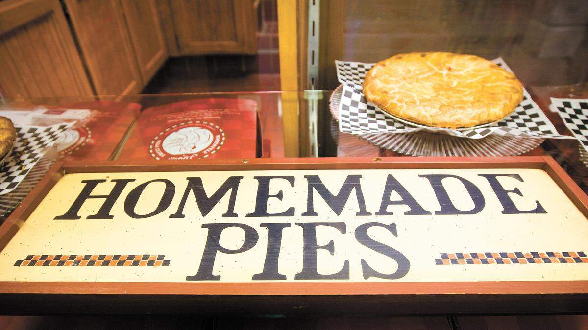 Linn’s Fruit Bin offers fresh pies, jams and other goodies for sale.