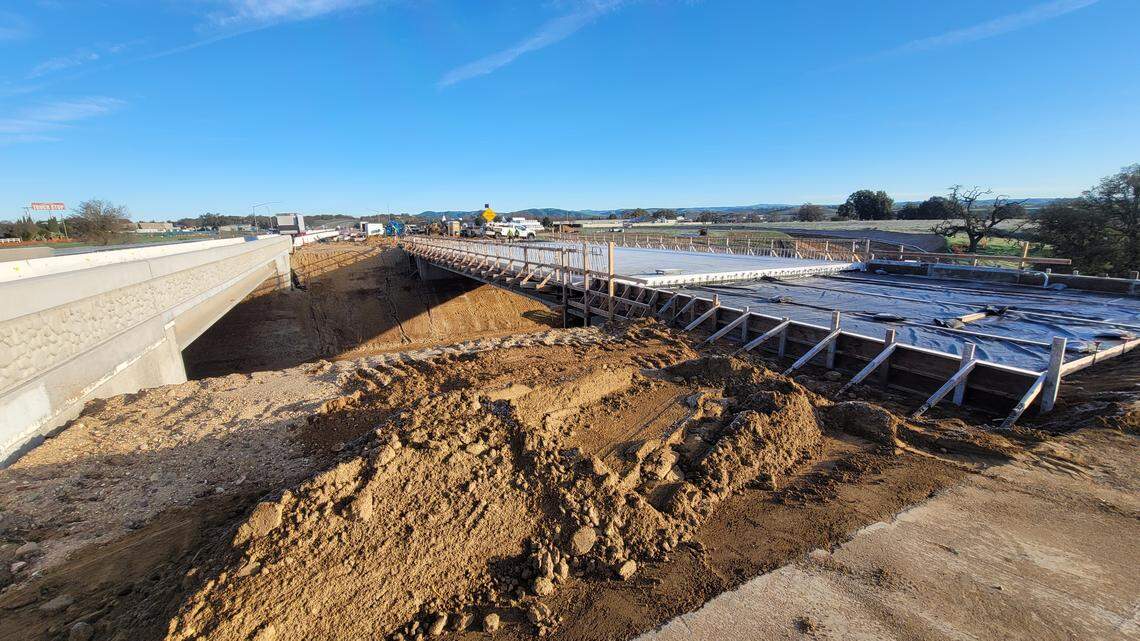 Caltrans said the Wellsona Road Safety Improvement project is running slightly behind schedule, with construction expected to wrap up in late April after heavy winter rains caused delays.