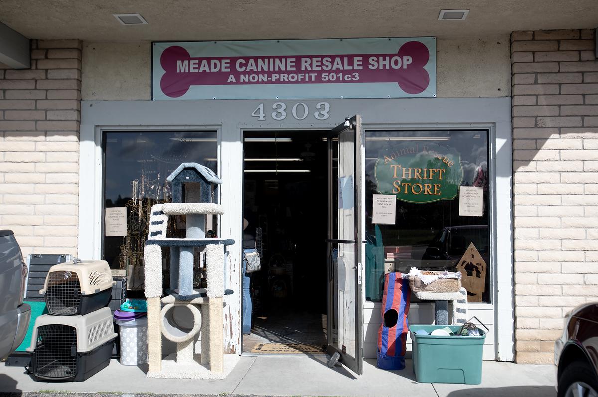 Burglars stole jewelry and other items from Meade Canine Resale Shop in Atascadero. Proceeds from the thrift store benefit Meade Canine Rescue and Sanctuary, a nonprofit organization&nbsp;in Creston that specializes in senior and special needs dogs.