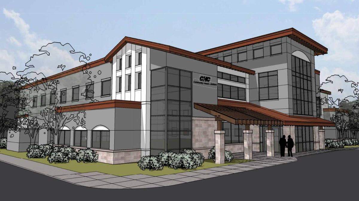 A rendering of the new Community Health Centers of the Central Coast clinic in Templeton, expected to be completed in late 2018 or early 2019.
