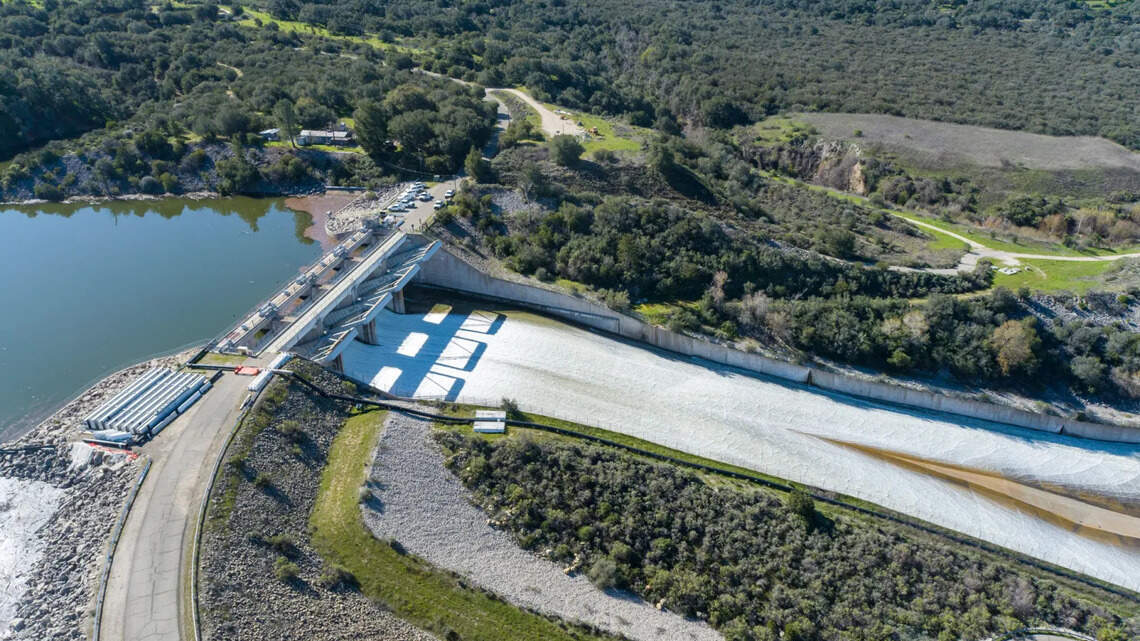 This Central Coast reservoir is almost full again. When will it spill?