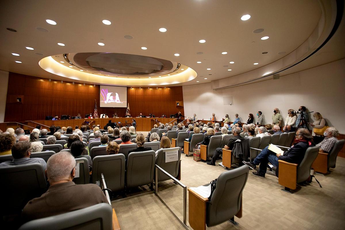 The San Luis Obispo County Board of Supervisors meets on Tuesday, Nov. 30, 2021, to consider the two finalist redistricting maps.