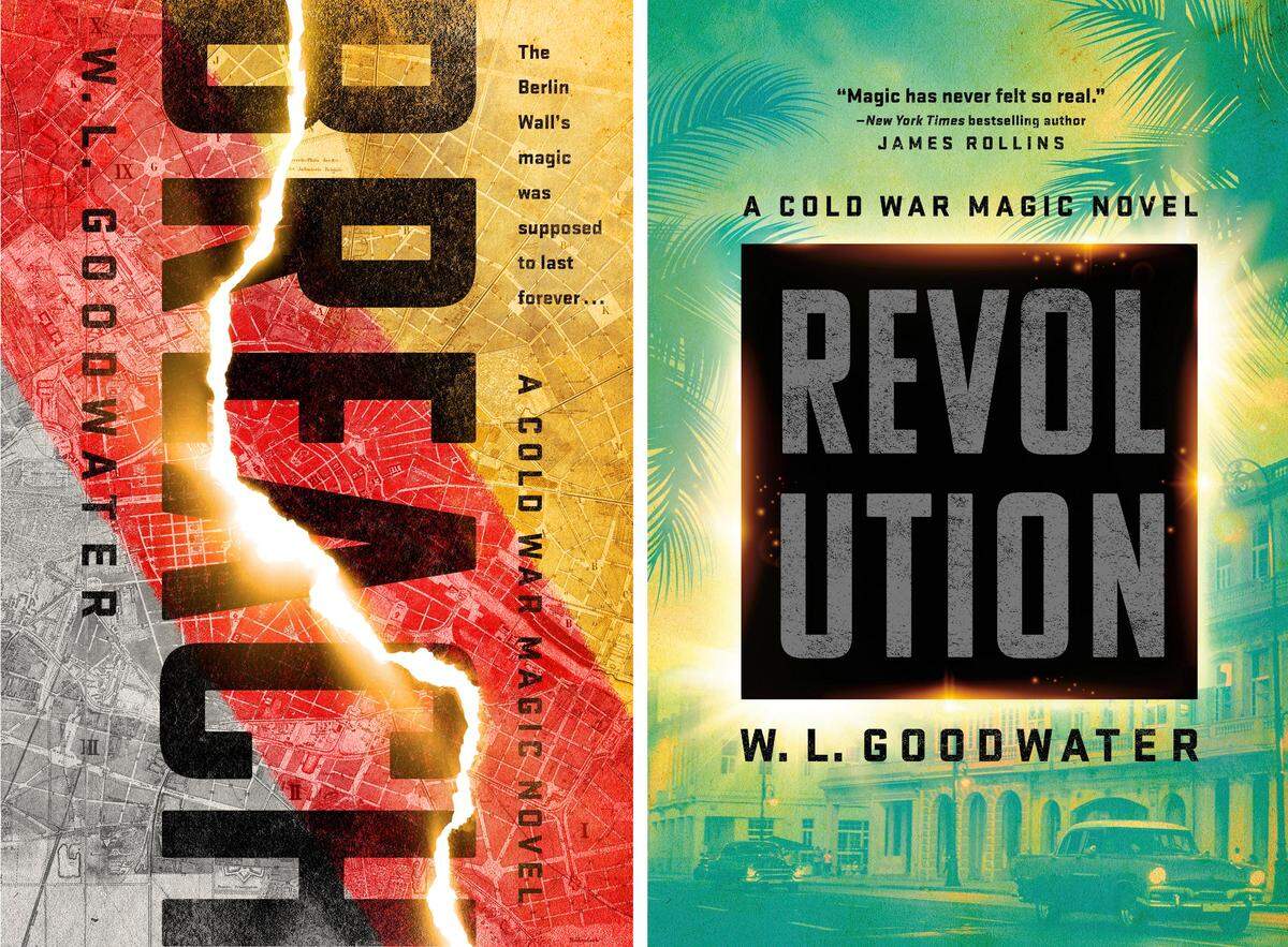 “Breach” and “Revolution” by W.L. Goodwater are part of the Cold War Magic book series published by Ace Books.