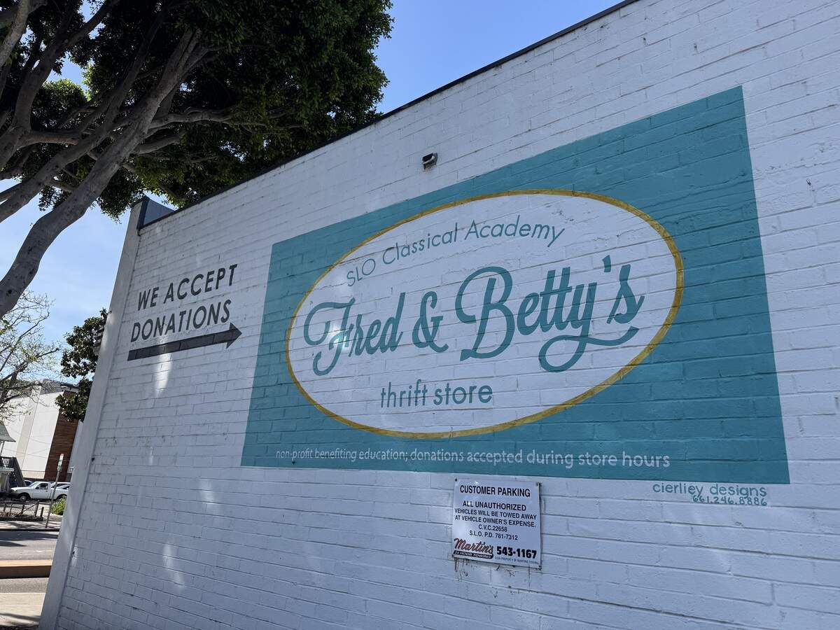 Fred & Betty’s Thrift Store at 532 Higuera St., San Luis Obispo, on April 16, 2026.