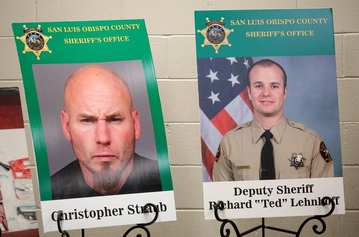White supremacist gang member Christopher Straub of Templeton was killed by sheriff’s deputies on Thursday after he shot and wounded Dep. Richard “Ted” Lehnhoff. Sheriff Ian Parkinson held a press conference on Friday to identify Straub. The car Straub was traveling in had seven guns and about 1,000 rounds of ammunition.