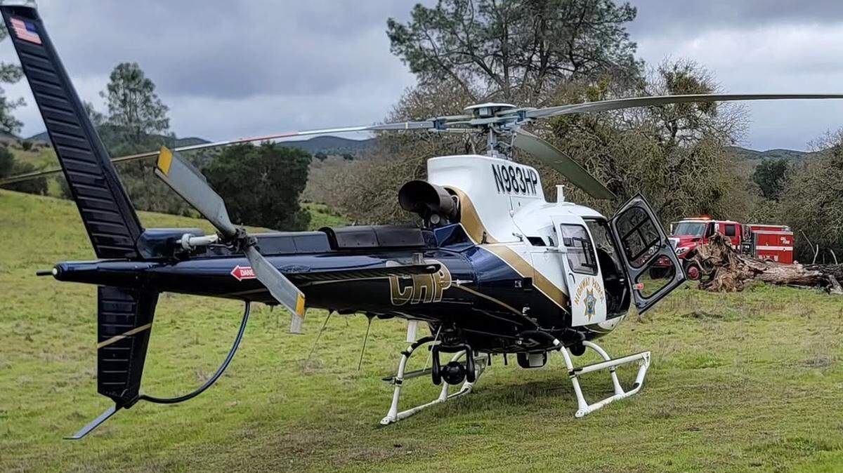California Highway Patrol Air Operations responded to an injured horseback rider on Saturday, Feb. 14 near Creston.