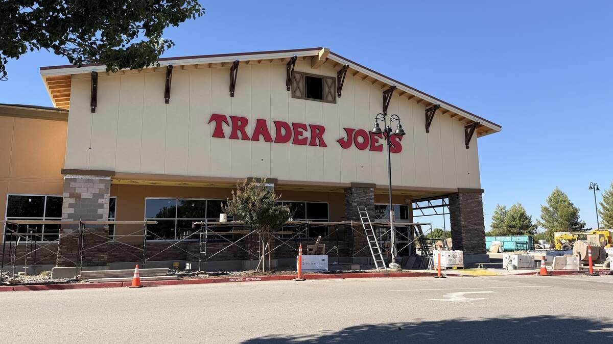 The new Trader Joe’s location in Paso Robles is under construction in June 2026.