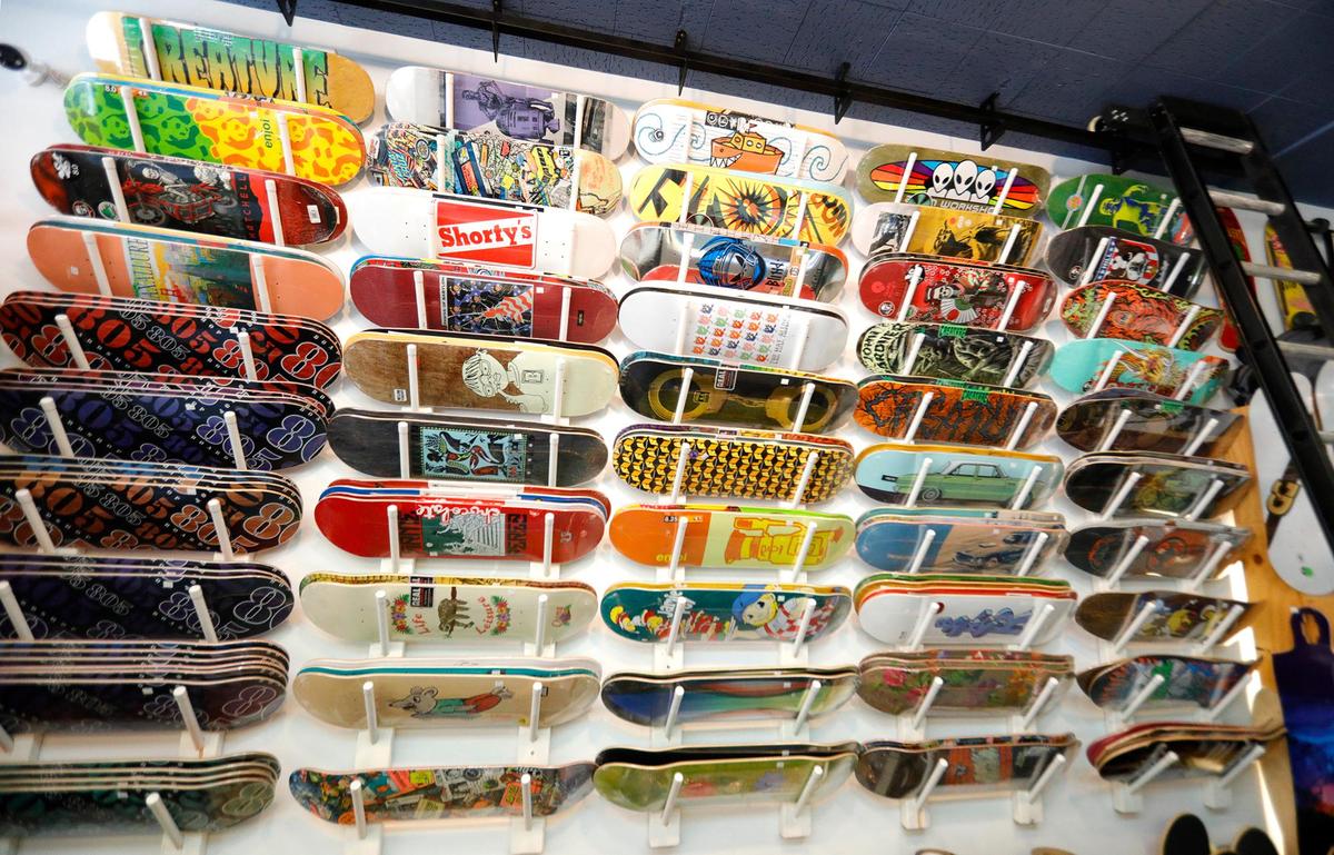 805 Boardshop in Atascadero sells skateboards, surfboards, clothing, wetsuits and more.