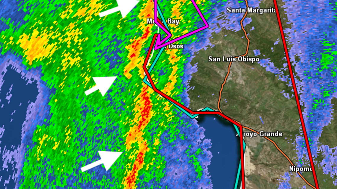Live updates: Tornado, severe thunderstorm warnings issued for SLO County