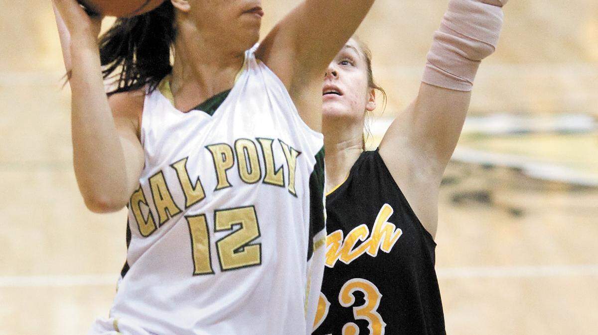 Cal Poly senior forward Kristina Santiago, who led the Big West Conference in scoring, rebounds and field goal percentage this season, was named the Big West Player of the Year on Monday.