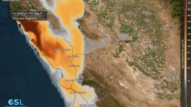 Air quality could reach unhealthy levels in SLO County due to Big Sur wildfires