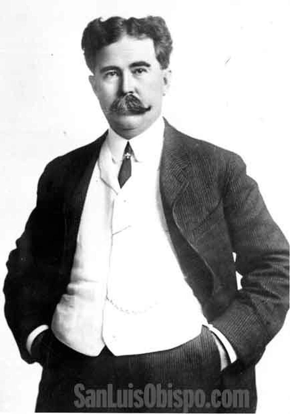 This photo is from the late 1800s or early 1900s when Jeff Anderson owned a men’s clothing store. He built the Anderson Hotel in San Luis Obispo and was a long time businessman in the area.