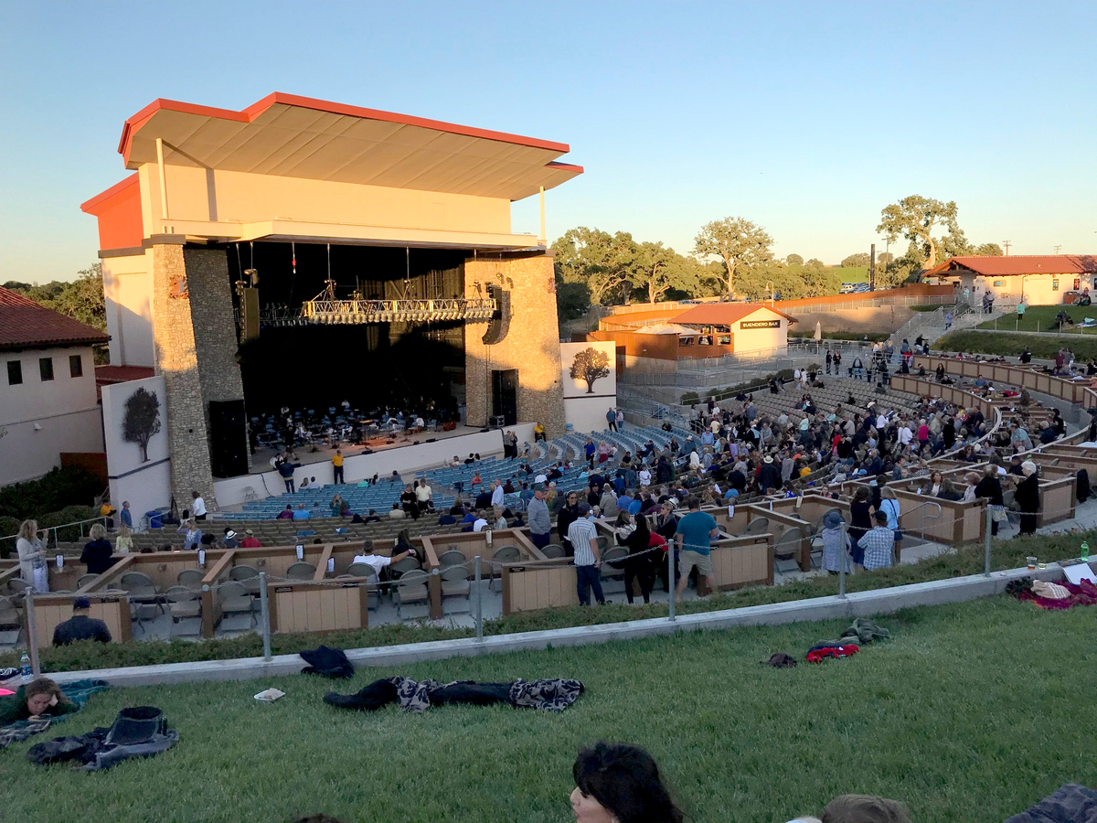 Concerts at Vina Robles Amphitheater in Paso Robles have been put on hold due to the pandemic, but visitors can still come for food and wine.