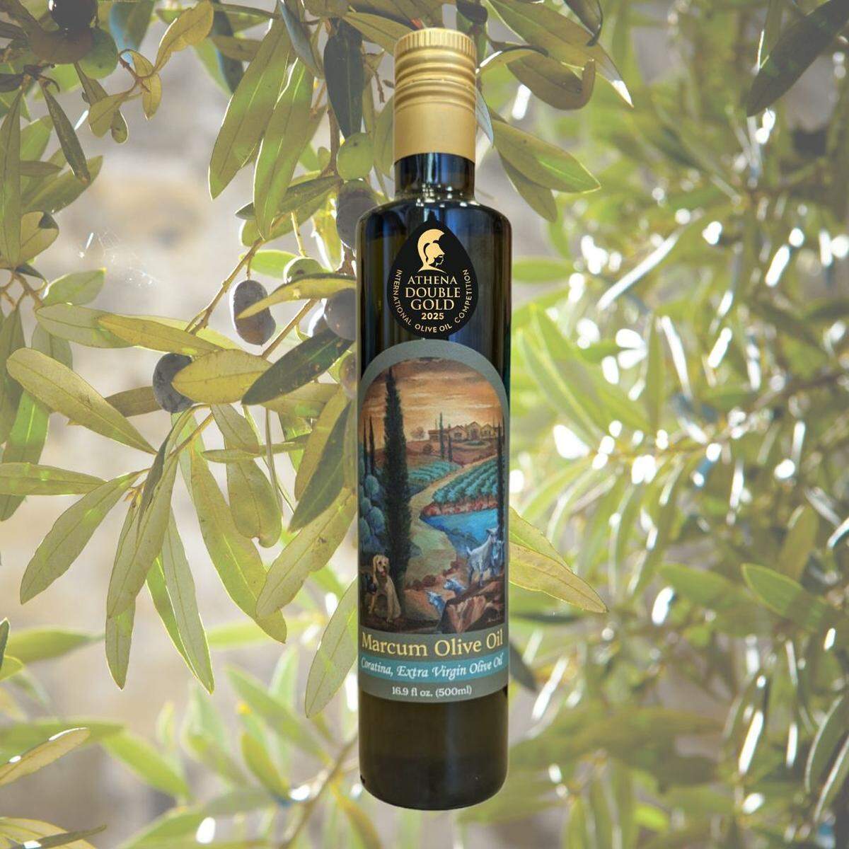 For two years in a row, Marcum Olive Oil won ‘best in show’ at the ATHENA International Olive Oil Competition.