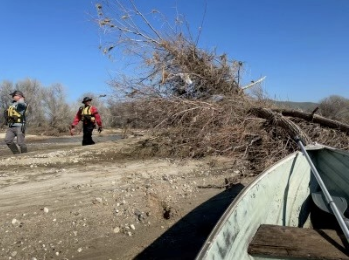 The San Luis Obispo County Sheriff’s Office resumed the search for Kyle Doan on Jan. 28, 2023, including using a boat in the waters north of the River Road Bridge.