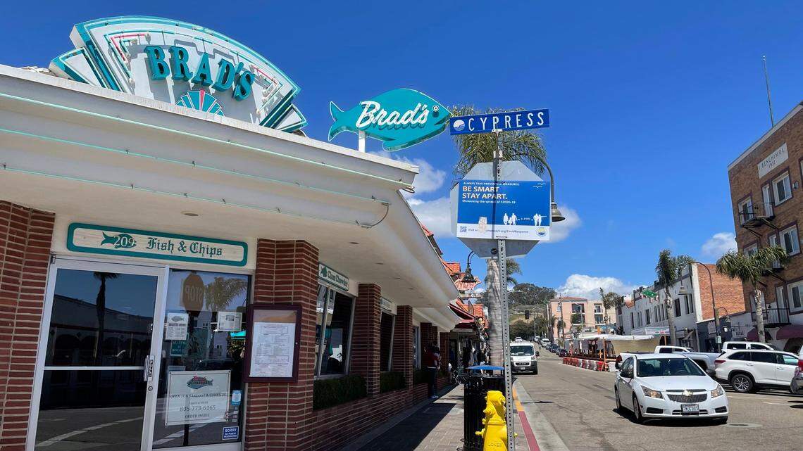 The city of Pismo Beach is investigating an attack that occurred in front of Brad’s Restaurant in downtown Pismo Beach in April 2021.