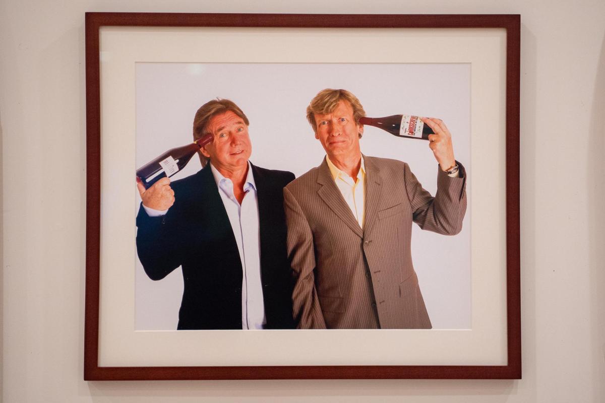 “American Idol” producers Ken Warwick and Nigel Lythgoe built and occupied the villas and vineyard of Villa San-Juliette as getaway homes for the past two decades, shown in this promotion for the reality show “Corkscrewed” pictured Friday, May 2, 2025.