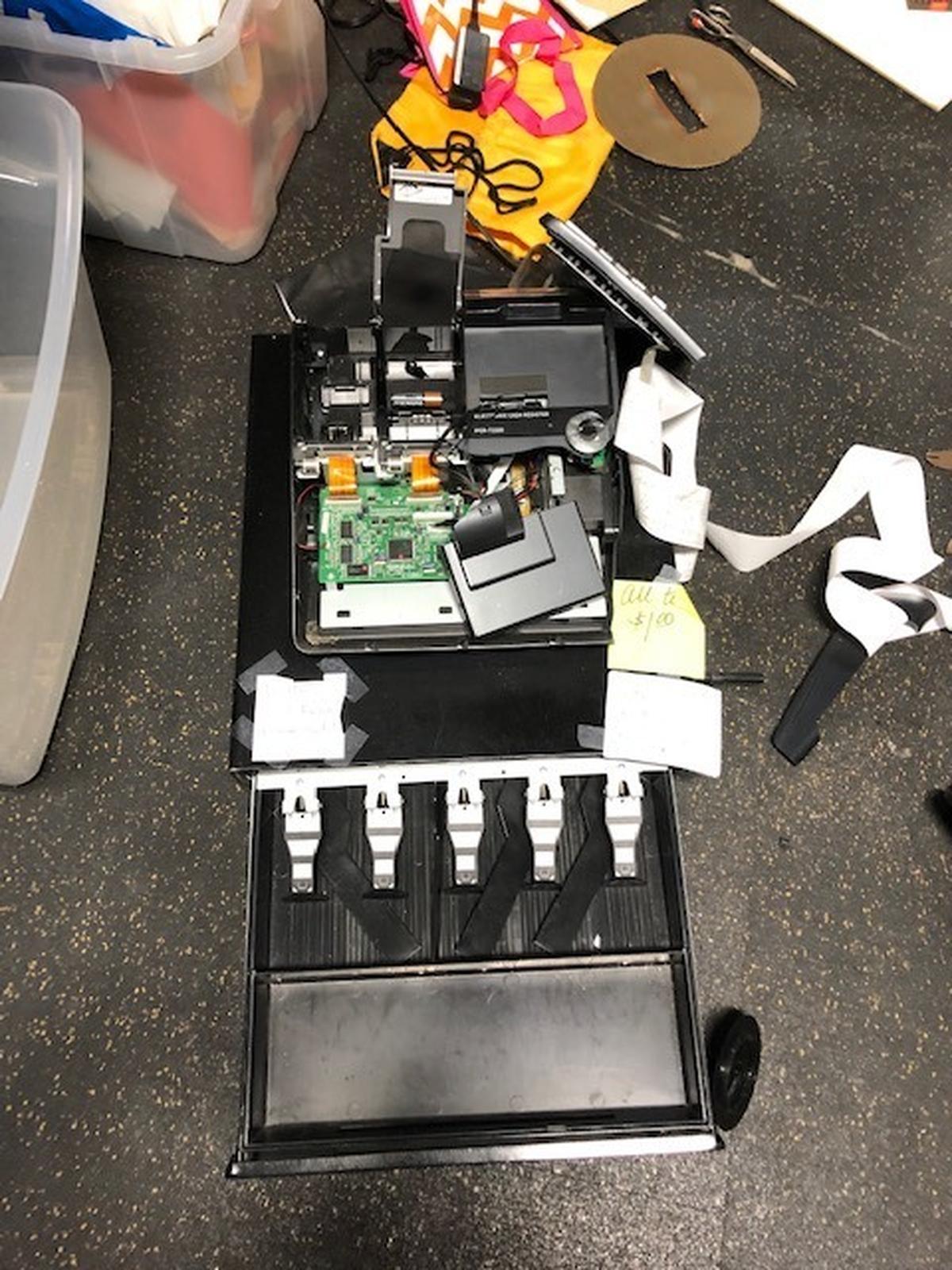 Someone broke into Mission Thrift Store in San Luis Obispo on Tuesday morning, Jan. 4, 2022, and stole pocket knives, art supplies and vintage playing cards, among other items. They also dismantled the cash register, but there was no money inside.