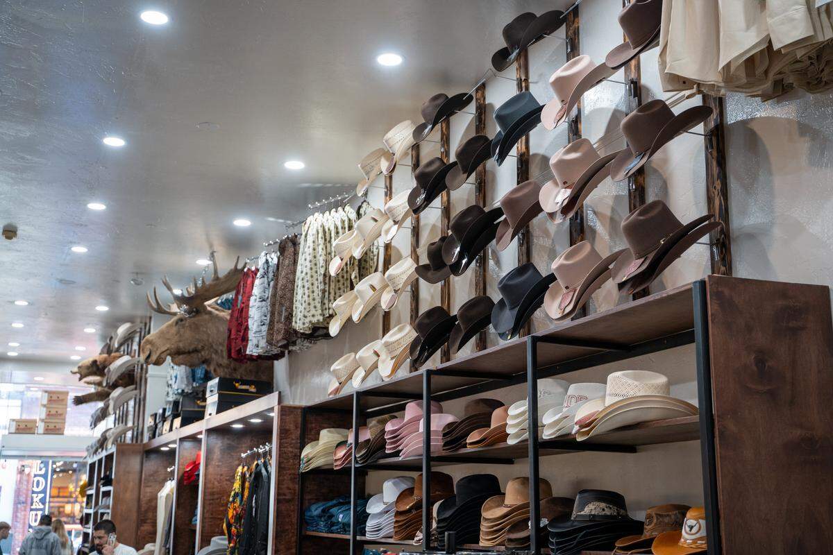 The interior of Salinas Charreria & Western Wear, pictured here on Tuesday, Jan. 27, 2026. Salinas Charreria & Western Wear opened its San Luis Obispo location Jan. 3 and has proved a hit already, drawing large crowds on opening day.