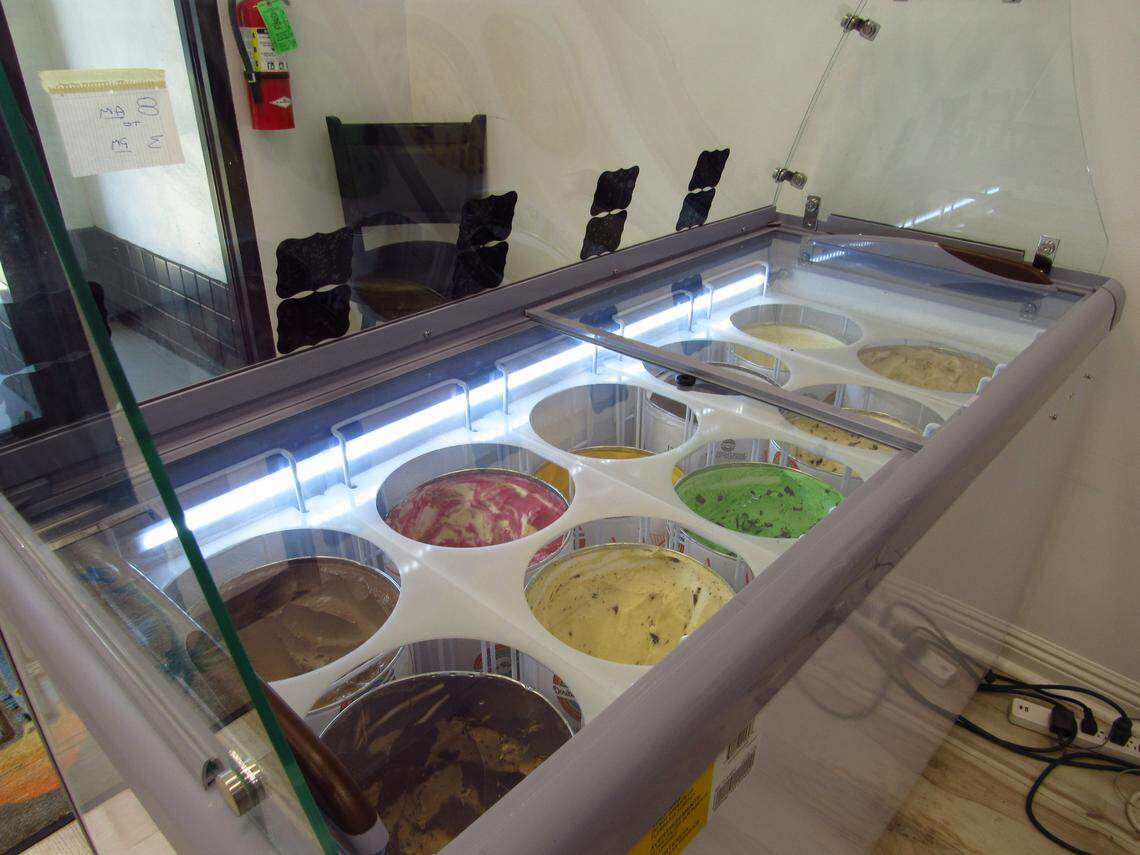 Edward Smith, co-owner of Honey I’m Home Pismo Cafe, poses in front of his new location in downtown Pismo Beach, seen here on Friday, July 18, 2025.