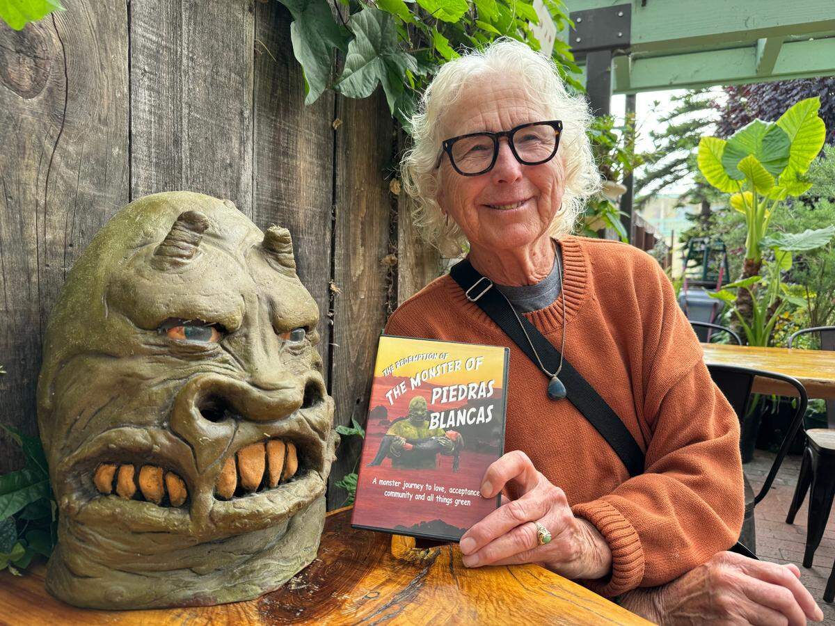 Cayucos resident Jan Lewis helped rally the community to create a “Monster of Piedras Blancas” sequel titled “The Redemption of the Monster of Piedras Blancas” in 2012.