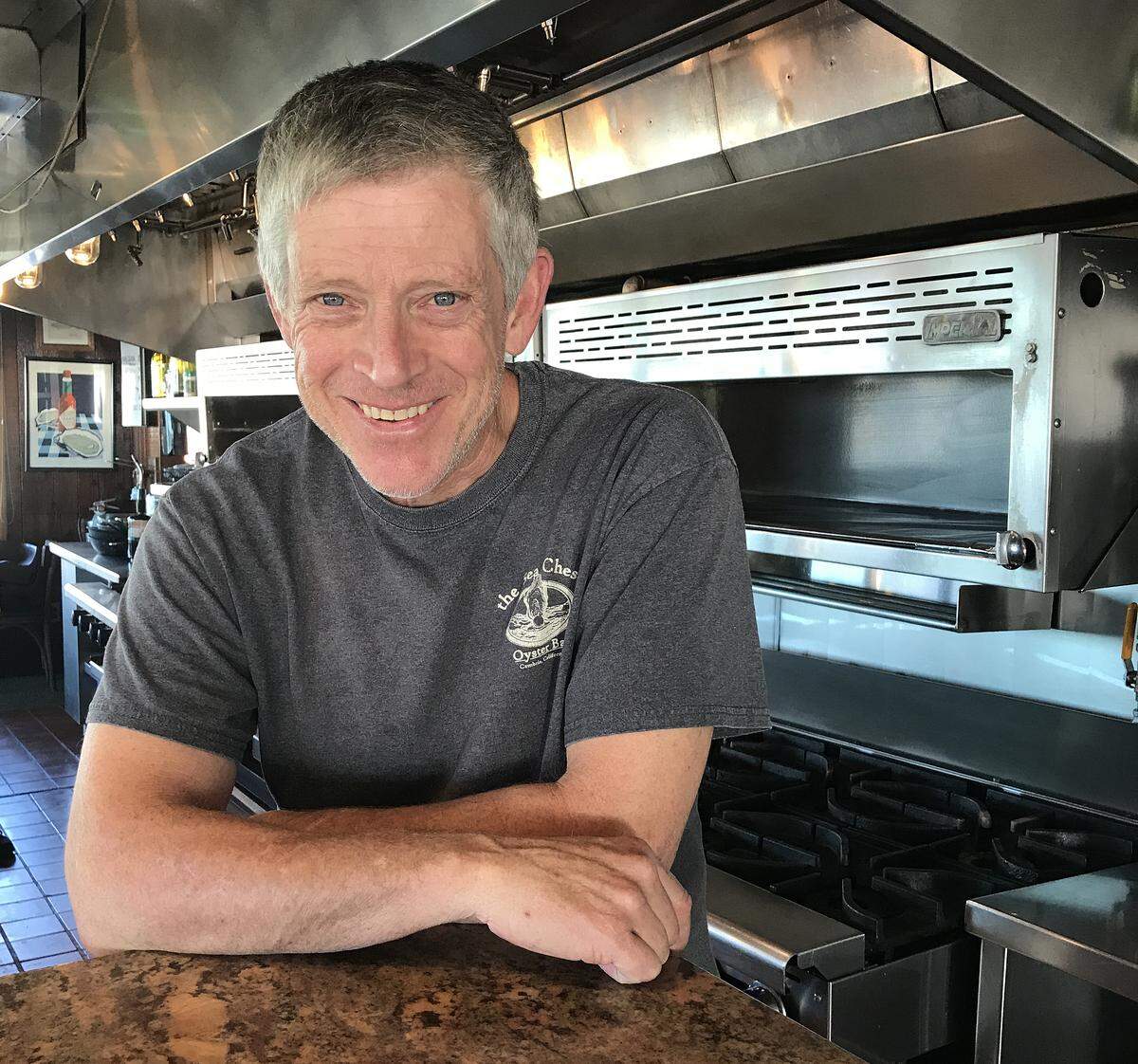 Steve Kniffen is the 2025 president of the Cambria Chamber of Commerce and owner of the Sea Chest Oyster Bar dinner house on Moonstone Beach Drive.