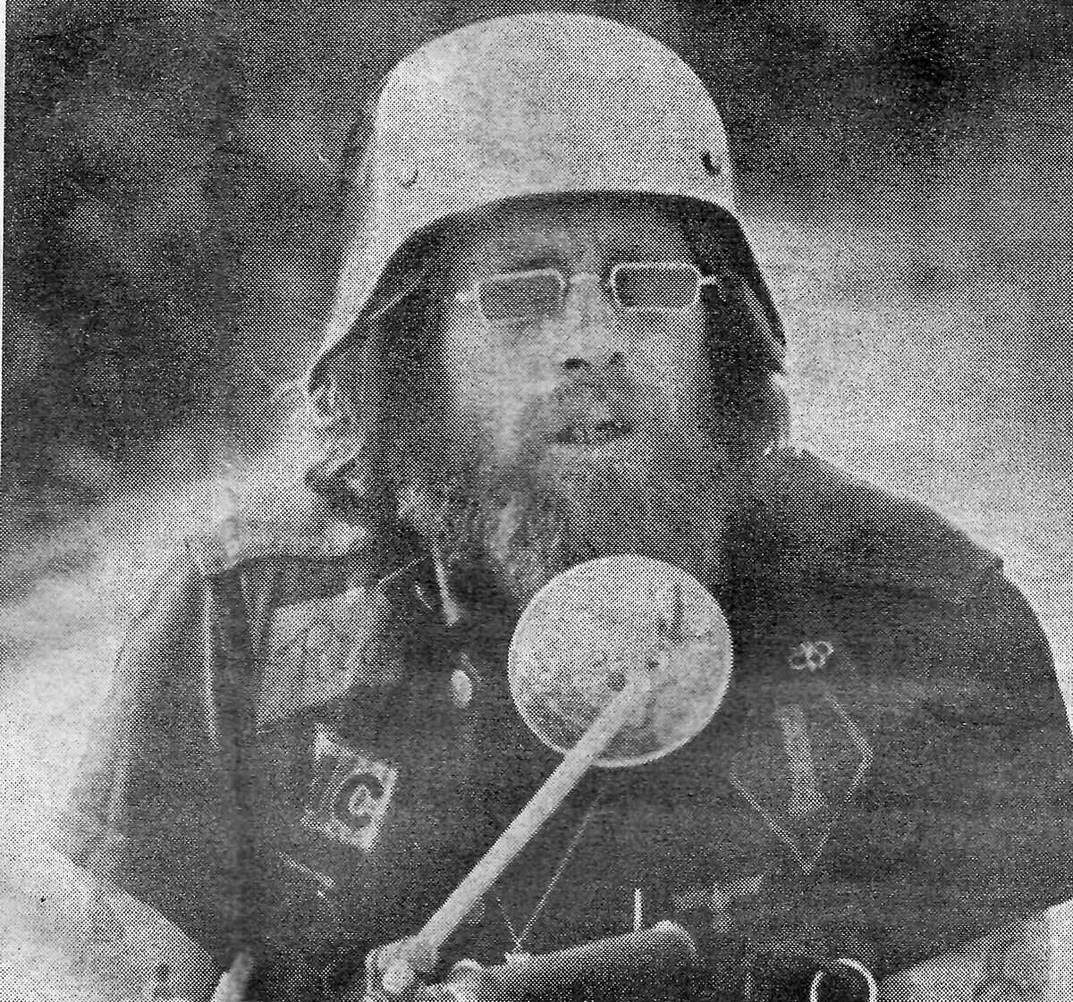 When the Hells Angels camped out at Oso Flaco Lake in early April 1966, law enforcement officers from all over San Luis Obispo County staffed checkpoints kept an eye on the gathering.