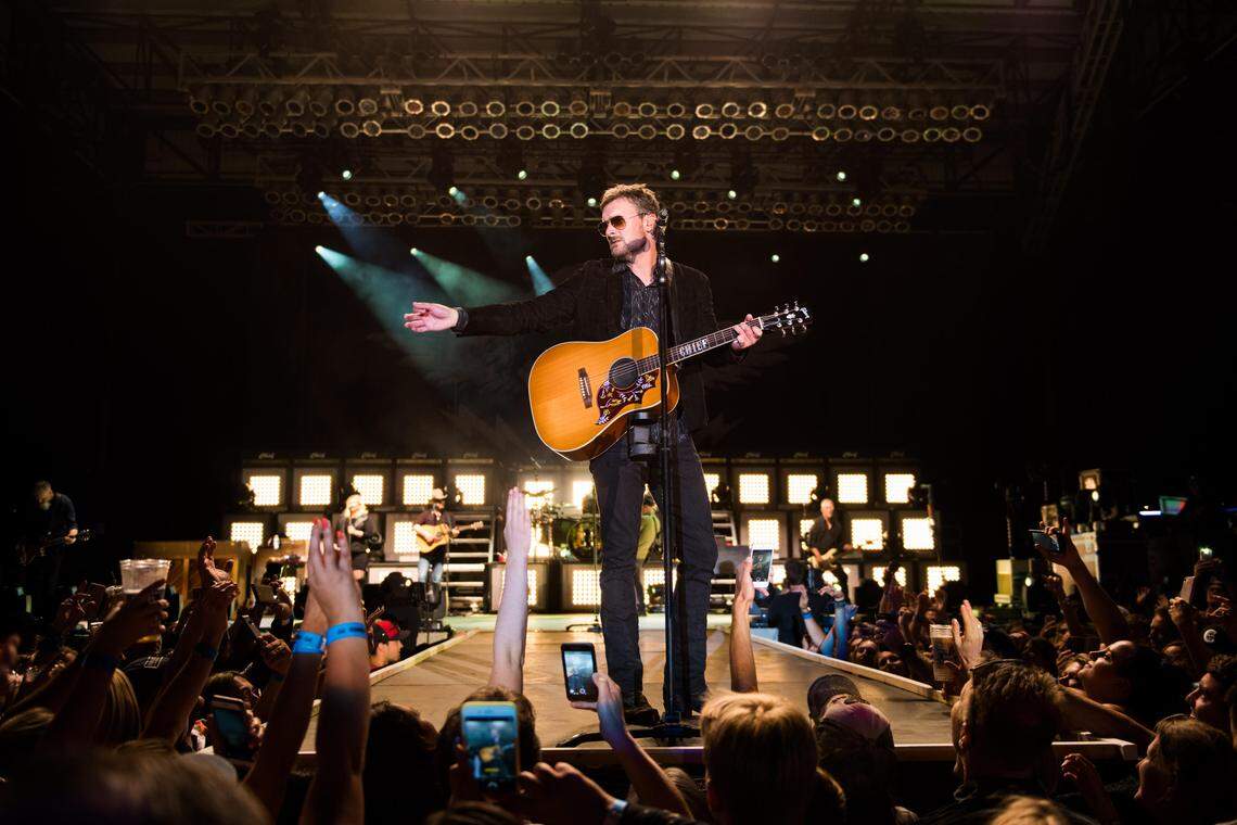 Eric Church performs at the 2018 California Mid-State Fair in Paso Robles.
