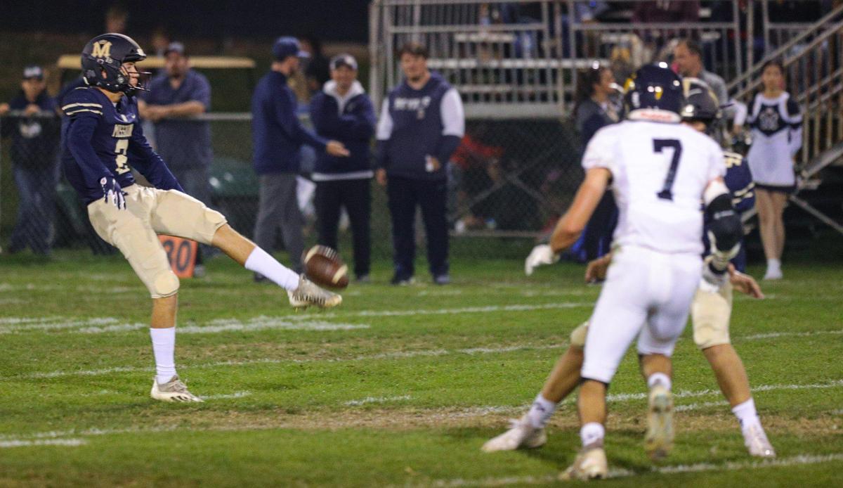 Mission Prep beat Arroyo Grande 41-35 in a Mountain League football game on Oct. 14, 2022.
