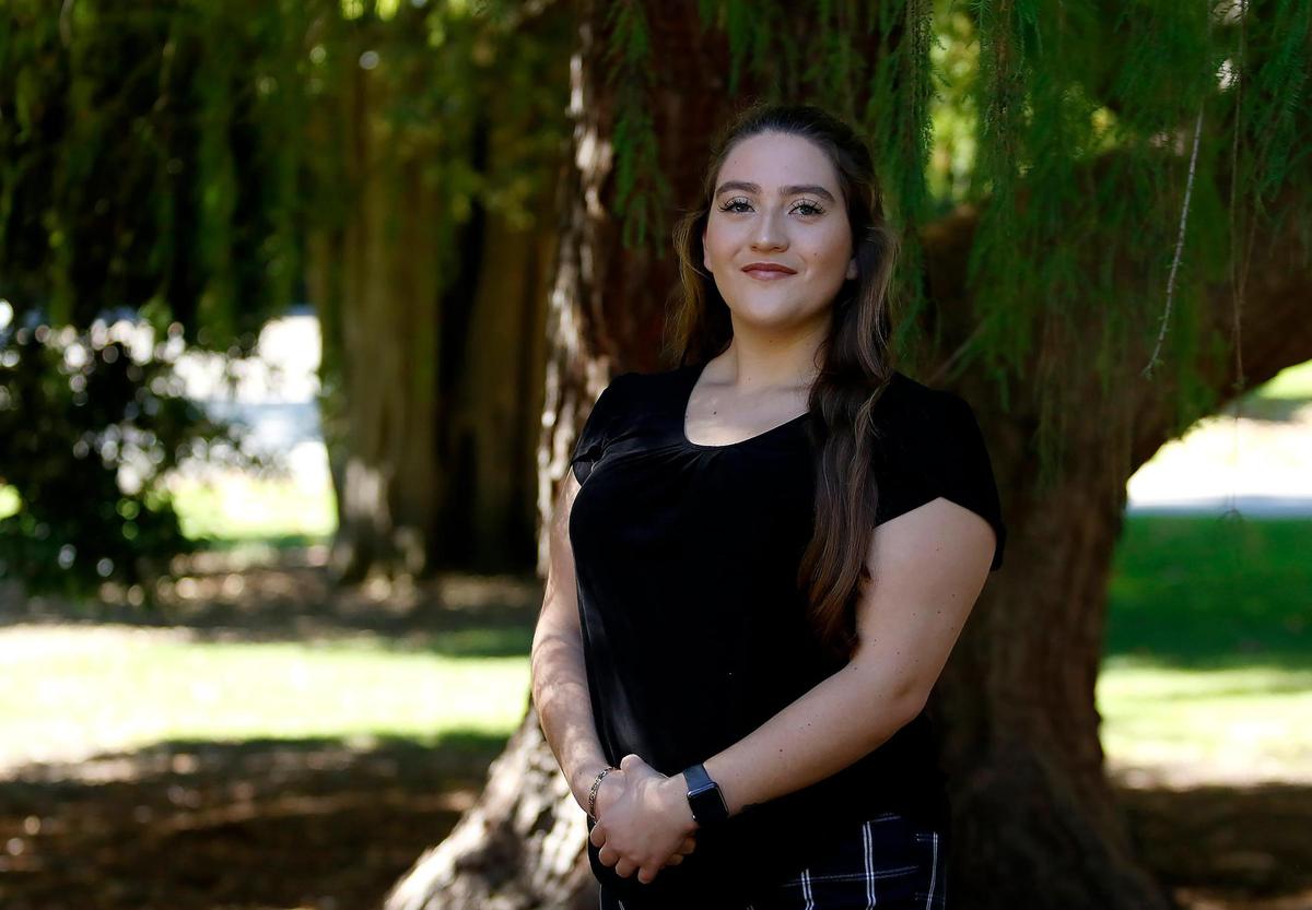 Lizbeth Guzmán Villanueva, a fifth-year industrial engineering student, lived in housing with other students in Cal Poly’s TRIO program when she was a freshman. “If I just had to live with the people I had in my classes, I probably would have dropped out of Cal Poly,” she said.