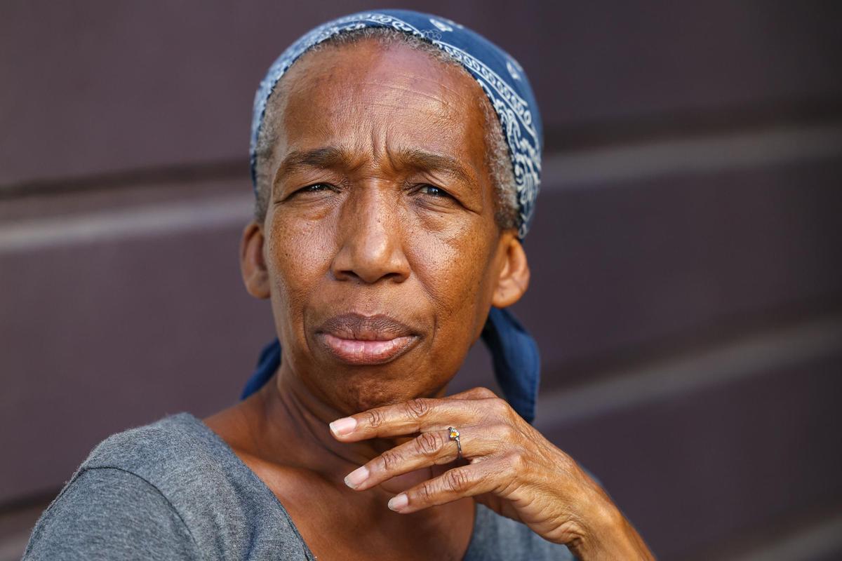 Deborah Gilmore is a local jazz vocalist who is experiencing homelessness. She’s using her music to raise money and support while she looks for a home seen here Aug. 25, 2022.