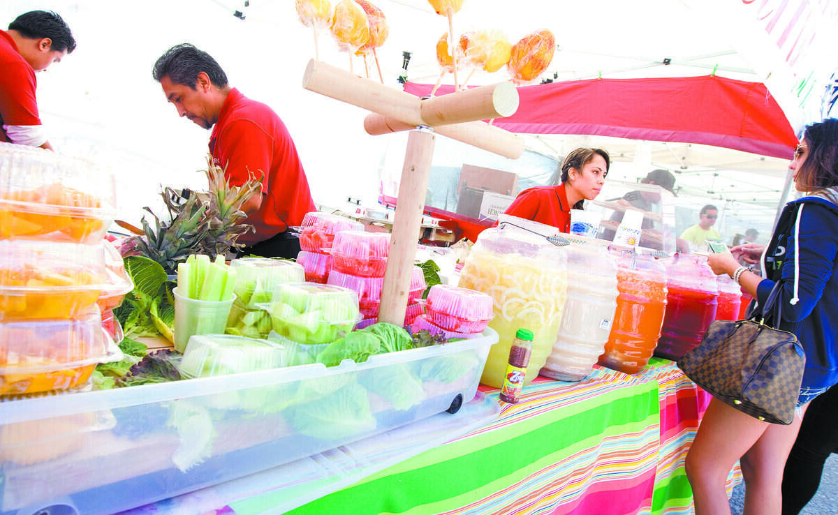 Daniel’s Mexican is one of the 40-plus vendors that sell food at the farmers market in Avila Beach.