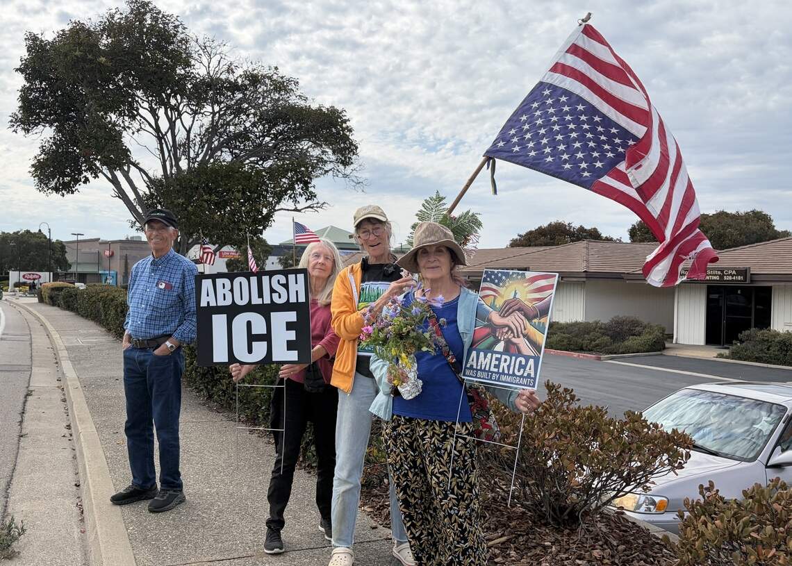 SLO County vigil protests ICE shooting in Houston. ‘It’s a tragedy’