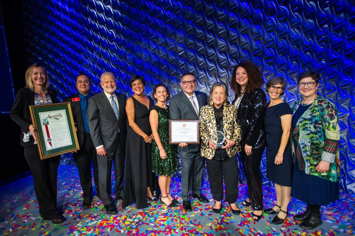 Sandi Sigurdson was named the 2023 Citizen of the Year during the San Luis Obispo Chamber of Commerce‘s Annual Dinner on Jan. 20, 2024, in front of nearly 600 attendees. It is the Chamber’s most prestigious honor presented at the Annual Dinner in recognition of unparalleled service to the community of San Luis Obispo.