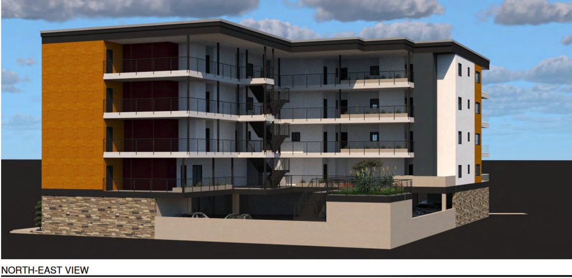 Bella Vista Villas, a 20-unit condominium building with parking on the ground floor and commercial space on the second floor, got approval from the Grover Beach Planning Commission on Tuesday, Sept. 2, 2025. The project includes two affordable units and will sit on a 0.24-acre lot at 261 Rockaway Ave.