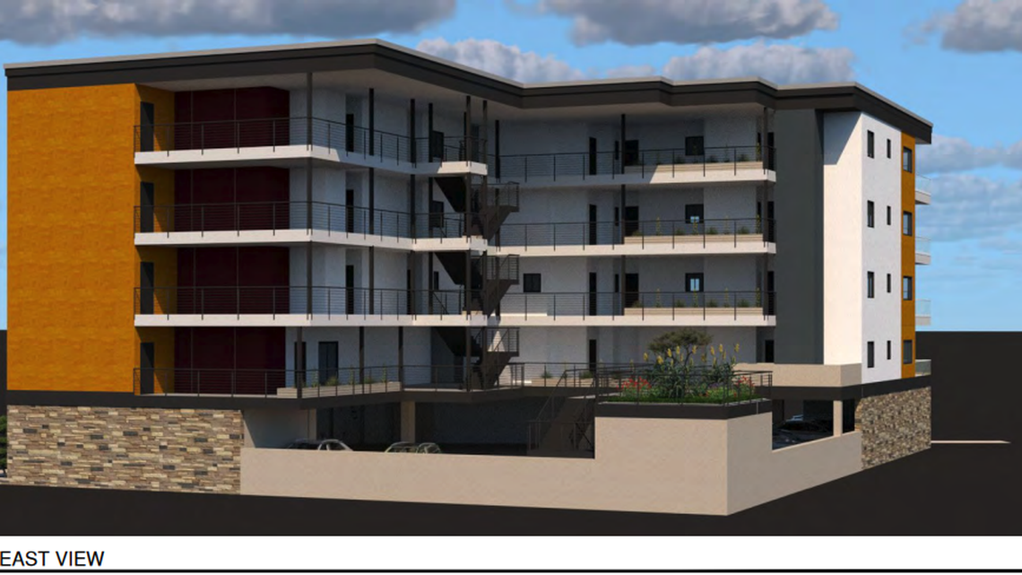 Bella Vista Villas, a 20-unit condominium building with parking on the ground floor and commercial space on the second floor, got approval from the Grover Beach Planning Commission on Tuesday, Sept. 2, 2025. The project includes two affordable units and will sit on a 0.24-acre lot at 261 Rockaway Ave.
