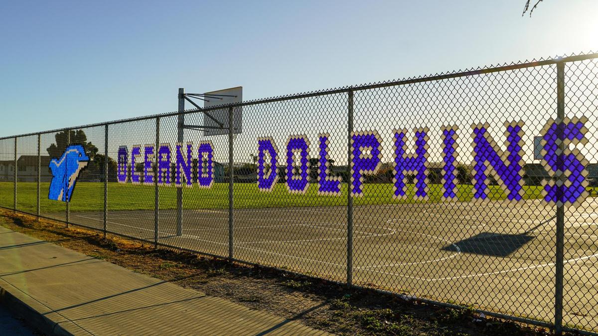 The Oceano Elementary School’s grassy field could become home to a running track and soccer field, pictured here Tuesday, Feb. 25, 2025.