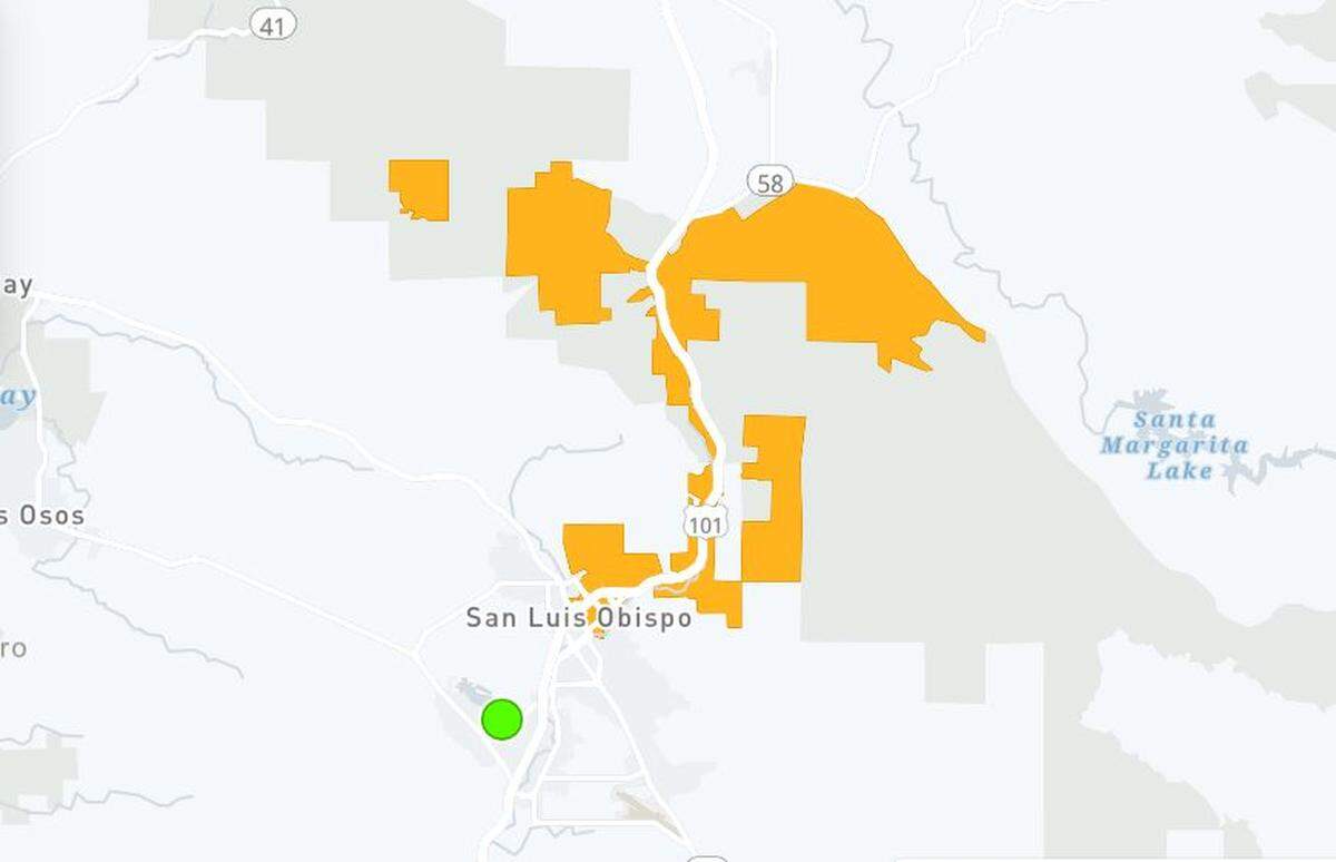 Nearly 3,000 customers were without power in San Luis Obispo on Wednesday evening due to an electrical outage, PG&E said.&nbsp;