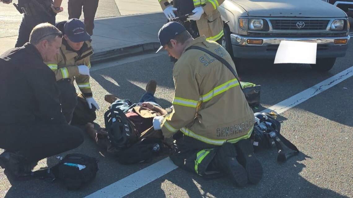 Cyclist struck, injured in SLO CA car crash | San Luis Obispo Tribune