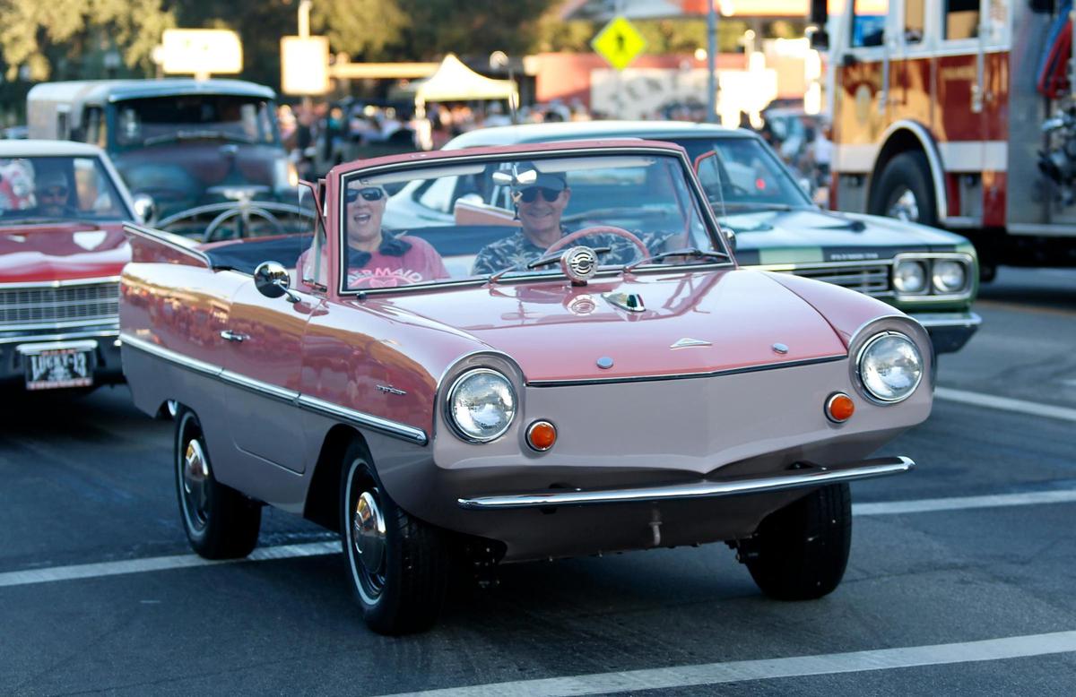 Classic cars cruise the streets of Atascadero during Hot El Camino Cruise Nite on Friday, Aug. 19, 2022. More than 500 cruisers participated in the event, now in its 29th year.