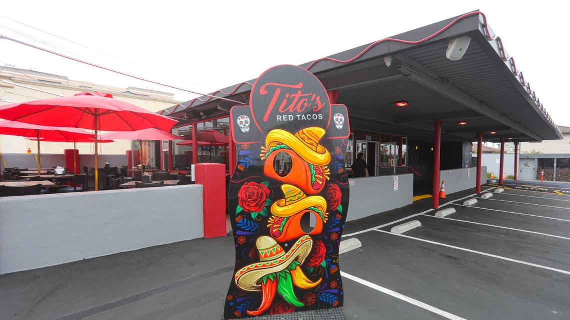 Tito’s Red Tacos opened in Pismo Beach on Dolliver Street on Aug. 19, 2023.